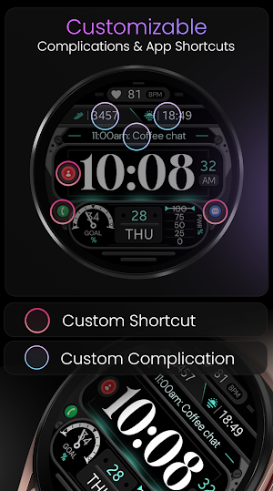 Dream 155 Digital watch face Screenshot 2