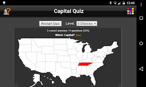 Capital Quiz Lite Screenshot 3
