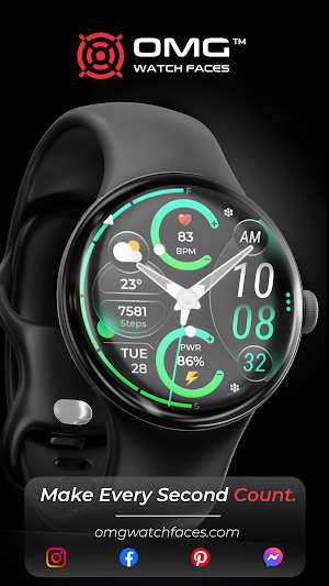 OMG 339 Hybrid Watch Face Screenshot 2