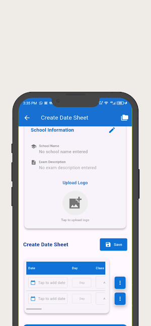 School DateSheet Generator Screenshot 3