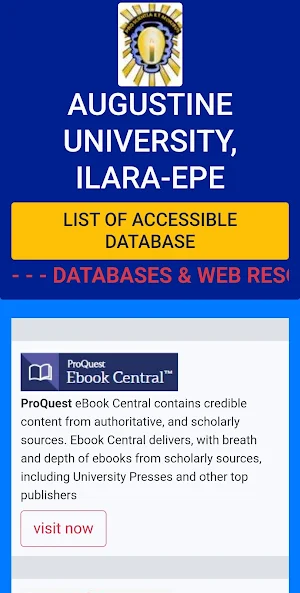 Augustine eLibrary Screenshot 1