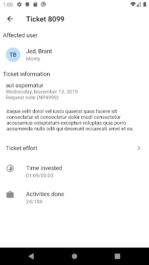 MAINT Service Desk Screenshot 2