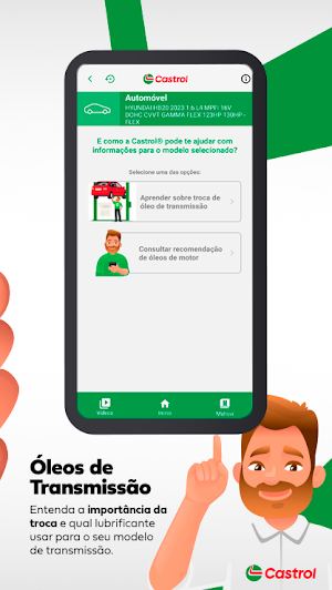Aplicativo do Trocador Castrol Screenshot 3