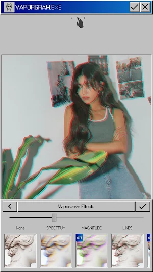 Vaporgram 🌴: Vaporwave, VHS & Glitch Photo Editor Screenshot 0