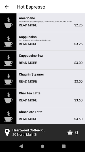 Heartwood Coffee Screenshot 2