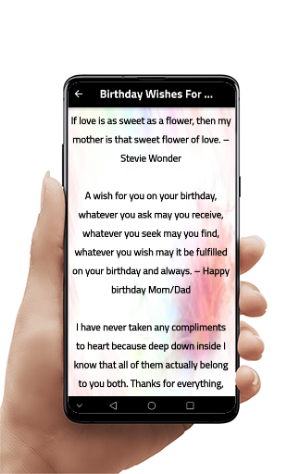 Wishes for parents Screenshot 2