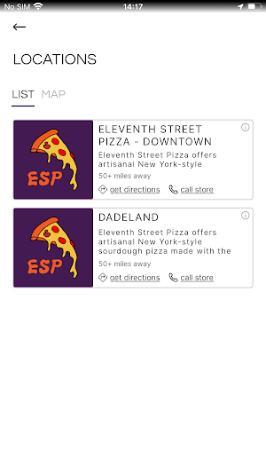 Eleventh Street Pizza Screenshot 1