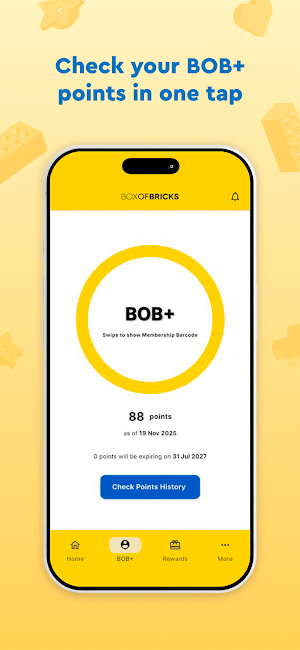 BoxOfBricks Mobile App Screenshot 1