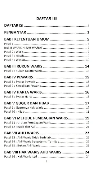 RUU Hukum Kewarisan Islam Screenshot 1