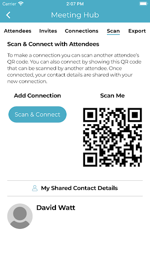 TFAP 2022 Event App Screenshot 2