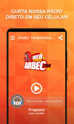 ARBEC  FM MARINGÁ  A RADIO DO CORAÇÃO Screenshot 1