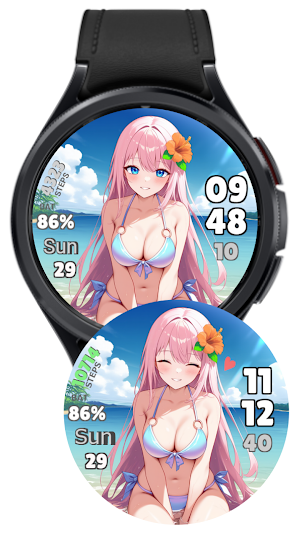 Bikini Girls Watch Face Screenshot 2