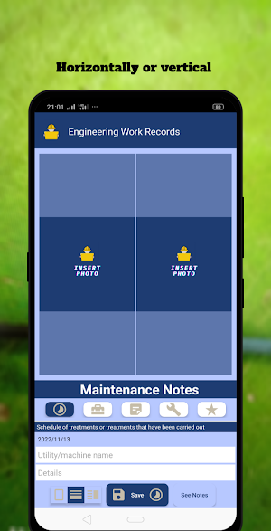 Engineering Work Records Screenshot 3