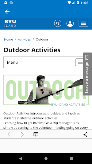 BYUI Rec & Wellness Screenshot 2