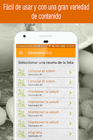 jugoterapia para todos, jugos Screenshot 1