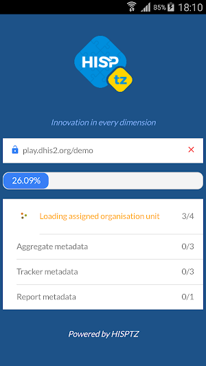 DHIS2 Touch Screenshot 1