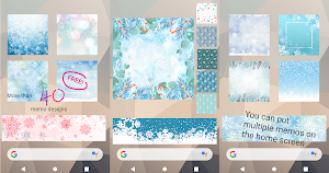 Sticky Memo Notepad Winter Screenshot 0