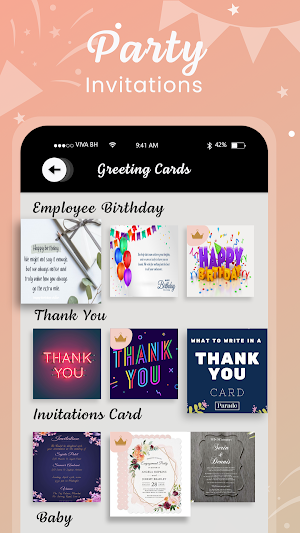 Occasions Screenshot 2