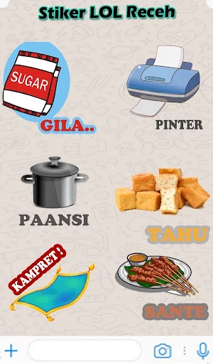 LOL Receh Sticker - WAStickerApps Screenshot 3