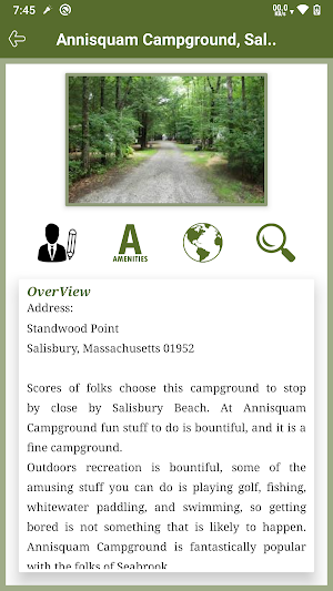 Massachusetts State RV Parks & Campgrounds Screenshot 3