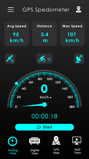 Gps Speedometer: speed tracker Screenshot 1
