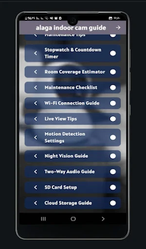 alaga indoor cam guide Screenshot 1