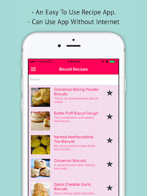 Biscuit Recipes - Offline Easy Biscuit Recipe Screenshot 2