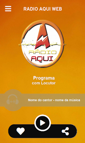 RÁDIO AQUI WEB Screenshot 1