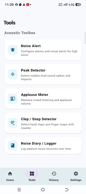 Sound & Silence Meter Screenshot 0