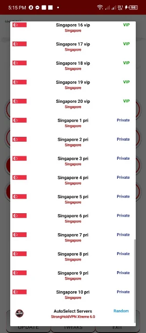 StrongHoldVPN Extreme 8.4 Screenshot 2