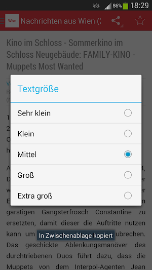 Wien Nachrichten Screenshot 2
