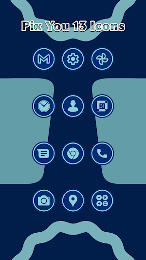 Pix You 13 Sapphire Icons Screenshot 0