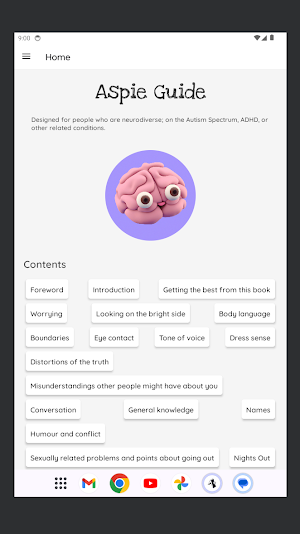 Aspie Guide Screenshot 2