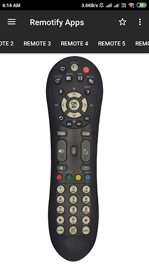 Videocon d2h Remote Control (8 in 1) Screenshot 3