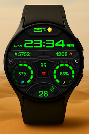 TurboTick Digital watch face Screenshot 3