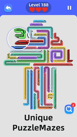 Rail Arrow Jam: Escape Puzzle Screenshot 1