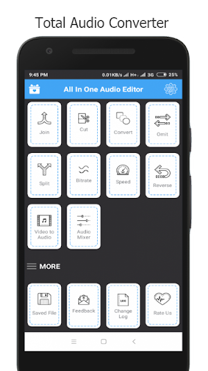 Audio converter : All in one c Screenshot 0