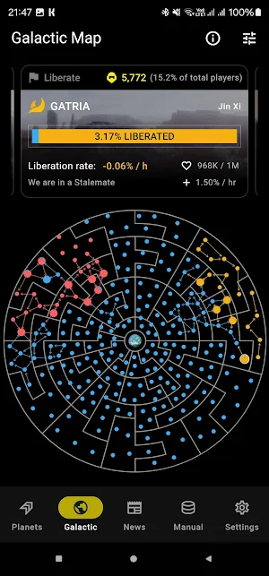 HD2 Galactic War Monitor Screenshot 1