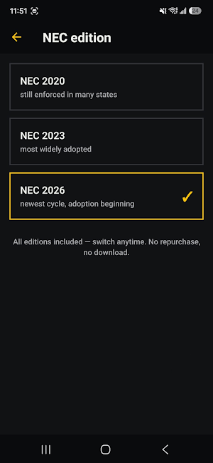 NEC Calc Pro Screenshot 2