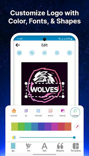 Logo Maker design Logo Creator Screenshot 1