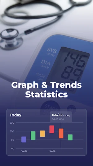 Blood Pressure App: BP Tracker Screenshot 1