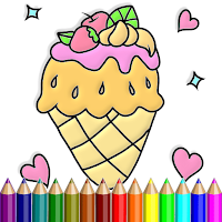Panda Ice Cream Coloring