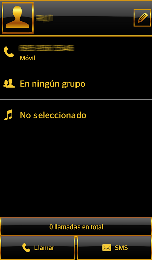 THEME BLACK GOLD FOR EXDIALER Screenshot 3