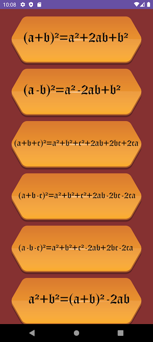 Algebra calculator Pro Screenshot 0