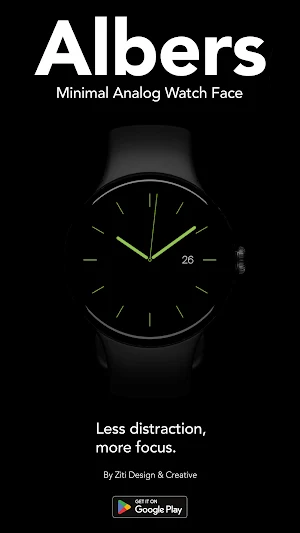 Albers – Minimal Watch Face Screenshot 0