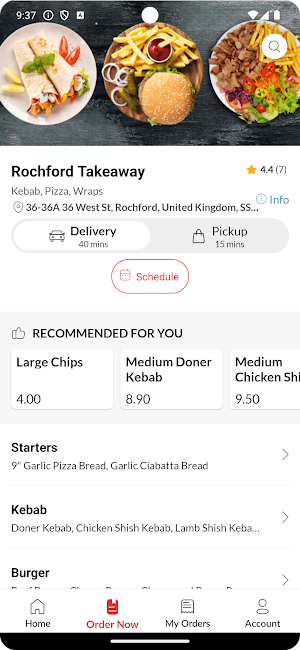 Rochford Takeaway Screenshot 2