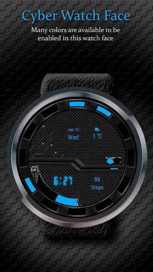 Digital Watch Face: Cyber Screenshot 1