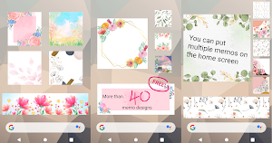 Sticky Memo Notepad Spring Screenshot 0