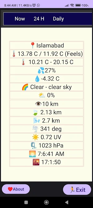 Weather Mine OW Screenshot 0