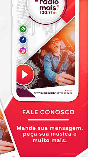 RÁDIO MAIS HITS 100.7 FM Screenshot 1